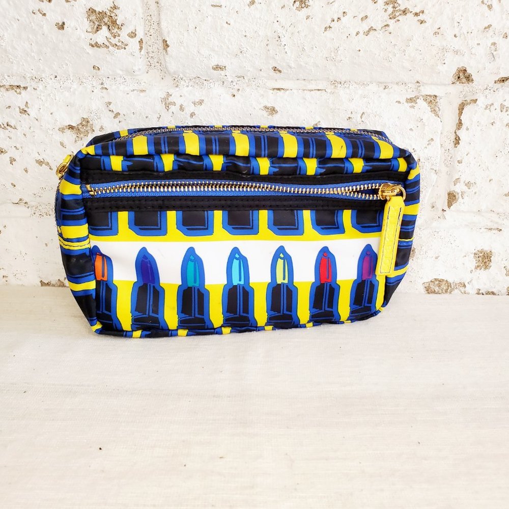 Sonia Kashuk | Overnighter Make-Up Cosmetics Bag Lip Stick Print